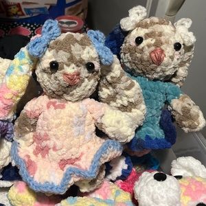 Two set Crochet Hand-made bunny🐰🐰